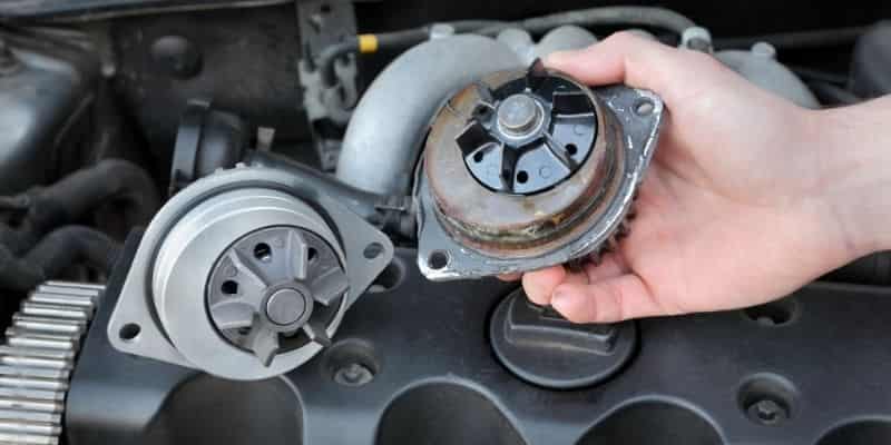 Faulty water pump a cause of engine overheat